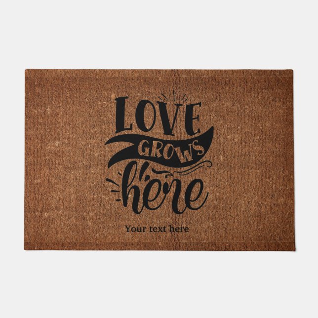 Love grows here doormat (Front)