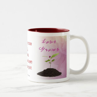 Love Grows - Saabat Studio Two-Tone Coffee Mug