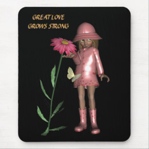 LOVE GROWS STRONG  MOUSEPAD
