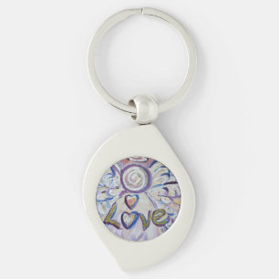 Love Guardian Angel Word Custom Keychains