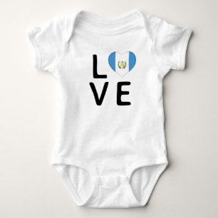 Love - Guatemala Flag Baby Bodysuit