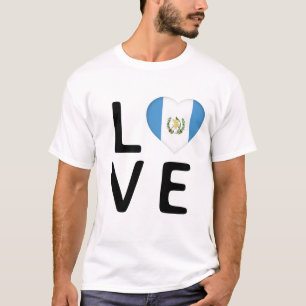 Love - Guatemala Flag T-Shirt