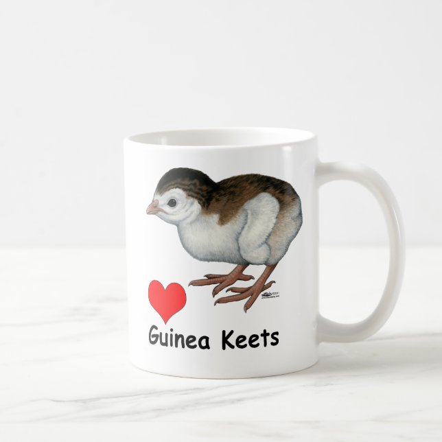 Love Guinea Keets Coffee Mug (Right)