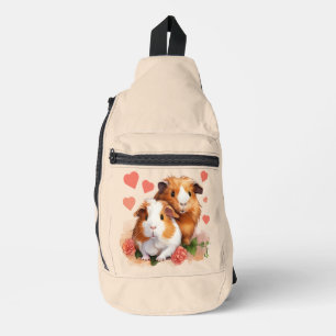 Love Guinea Pigs Sling Bag