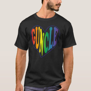 Love Guncle Lgbt Pride Gay Uncle Lgbt Support T-Shirt