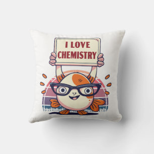 Love Guppies and Chemistry Cushion