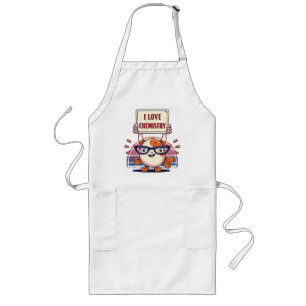 Love Guppies and Chemistry Long Apron