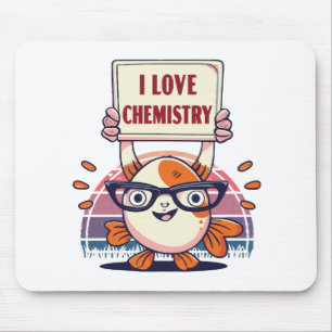 Love Guppies and Chemistry Mouse Mat