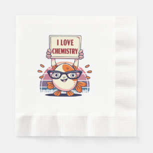 Love Guppies and Chemistry Napkin