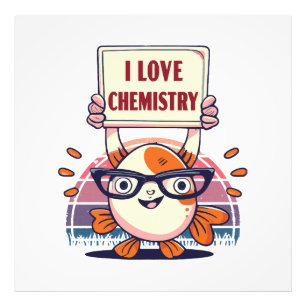 Love Guppies and Chemistry Photo Print