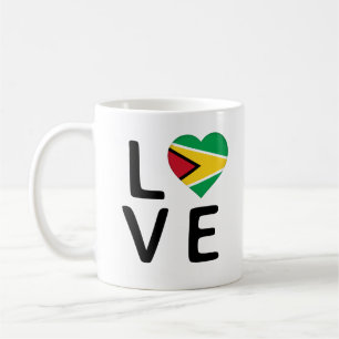 Love - Guyana Flag Coffee Mug