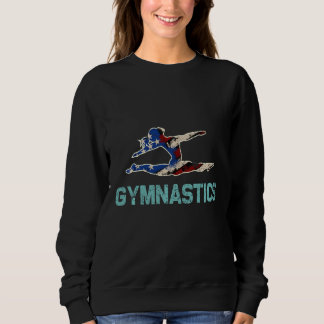 Love Gymnast Tumbling Team Girl Gymnastics Sweatshirt