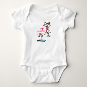 Love Gymnastics Baby Bodysuit