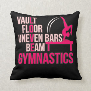 Love Gymnastics Gymnast Gymnastic Sports Lover Gra Cushion