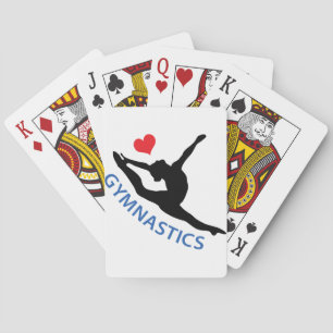 Love Gymnastics Playing Cards