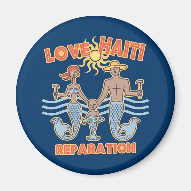 Love Haiti Magnet (Front)