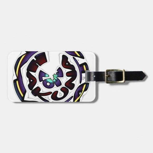 Love Hakuna Matata Art Print Luggage Tag (Front Horizontal)