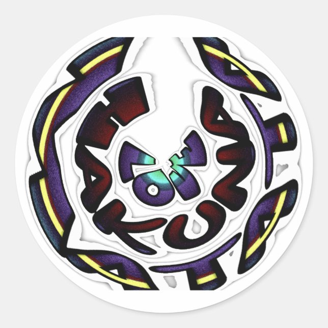 Love Hakuna Matata lovely Gifts Classic Round Sticker (Front)