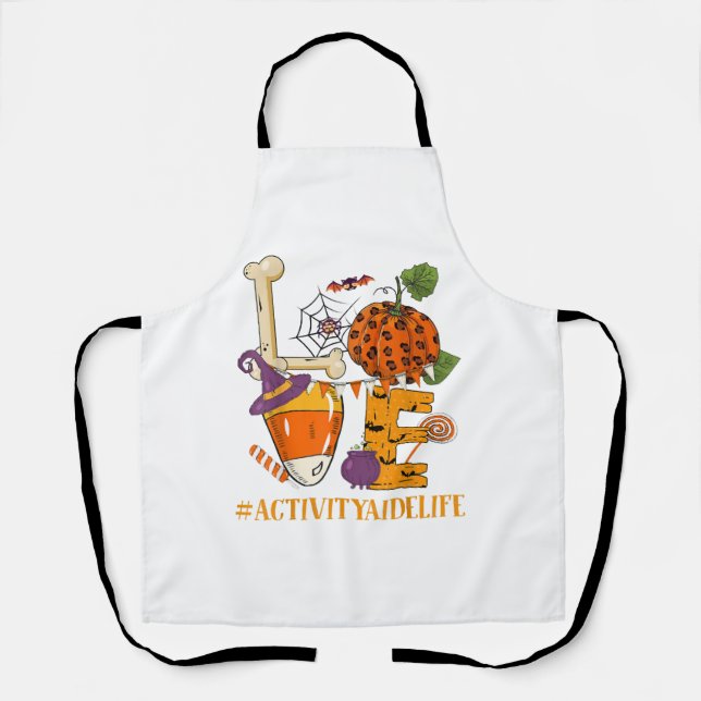 Love Halloween  Apron (Front)