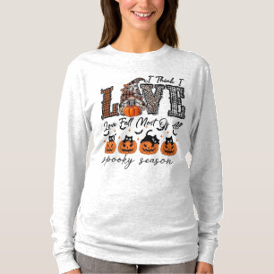 Love Halloween Cute Pumpkin T-Shirt