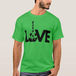 Love Halloween Haunted Candy Apple Halloween Lover T-Shirt