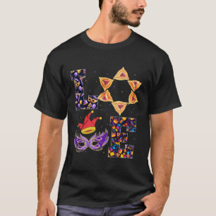 LOVE Hamantaschen Jewish Purim Costume Holiday Car T-Shirt