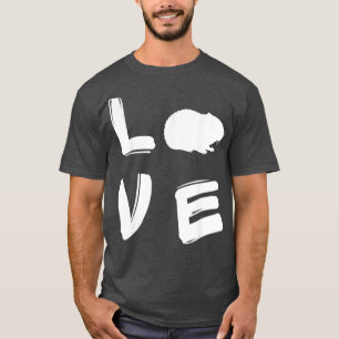 Love Hamster Silhouette Hamster Owner T-Shirt