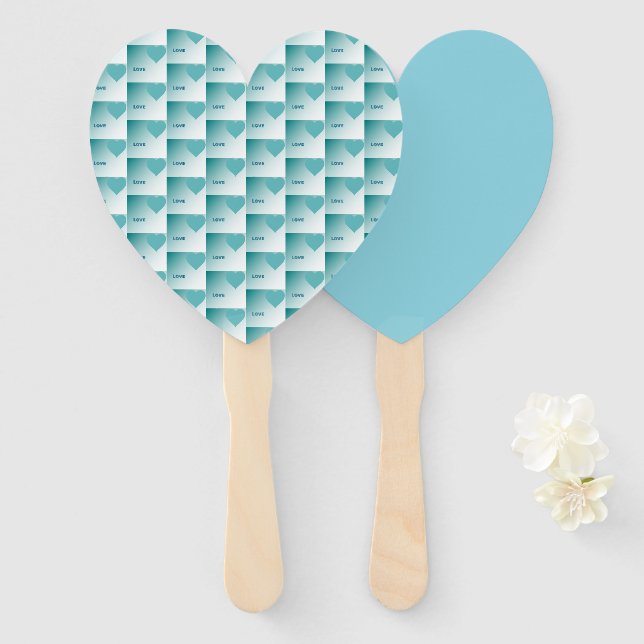 Love. Hand Fan (Front and Back)
