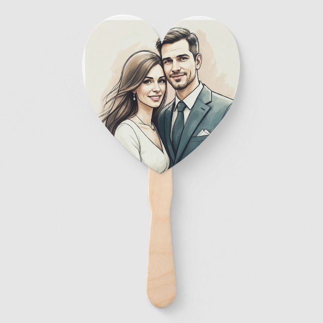 love hand fan (Front)