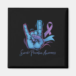 Love Hand Sign Suicide Prevention Awareness Week S Magnet