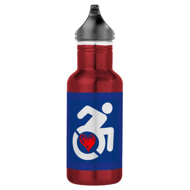 Love Handicapped 532 Ml Water Bottle (Right)