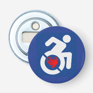 Love Handicapped Bottle Opener