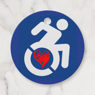 Love Handicapped Favour Tags