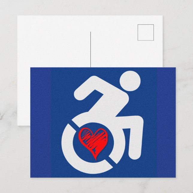 Love Handicapped Postcard (Front/Back)