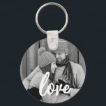 Love Handwriting Script Keychain Gift<br><div class="desc">Love Handwriting Script Keychain Gift. Personalise with your custom photo.</div>