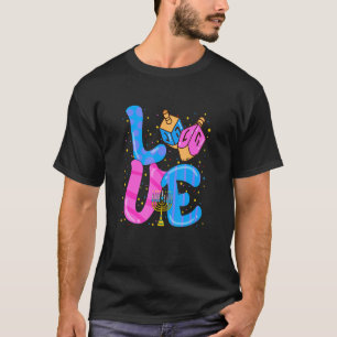 Love Hanukkah Dreidel Happy Chanukkah Costume Jewi T-Shirt