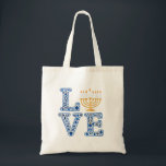 Love Hanukkah Jewish Holiday Menorah  Tote Bag<br><div class="desc">Jewish Hanukkah,  Menorah love,  Jewish holiday,  Hanukkah menorah,  Jewish traditions,  Festival of Lights,  Love in Hanukkah,  Menorah design,  Jewish holiday spirit,  Jewish love art</div>