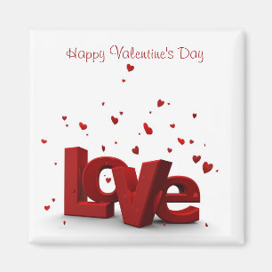 Love - Happy Valentine's Day Magnet