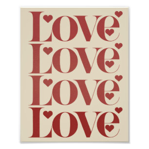 Love Happy Valentine's Day Valentine Couple  Photo Print