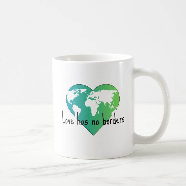 Love Has No Borders coffee mug (Right)