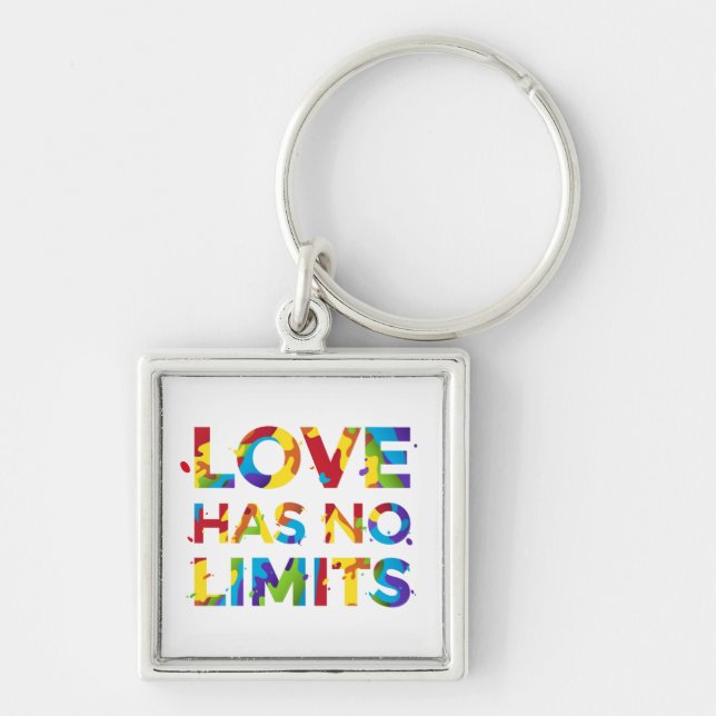 Love Has No Limits Key Ring (Front)