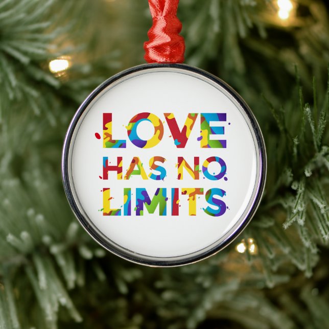 Love Has No Limits Metal Tree Decoration (Tree)