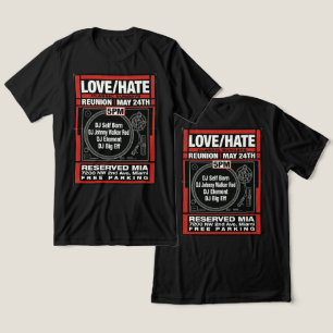 LOVE/HATE CLASSIC SUNDAYS Reunion Tee #2
