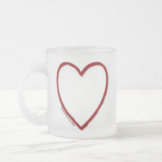 Love & Hate Glass Mug Template