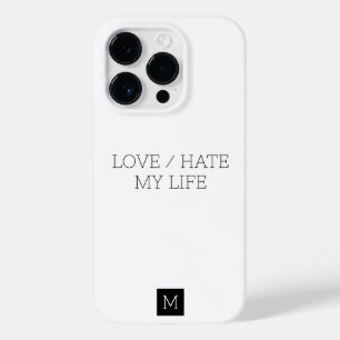 Love/Hate My Life Case-Mate iPhone 14 Pro Case