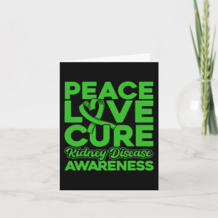 Love Healing Kidney Disease Awareness Card