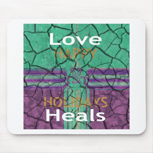 Love Heals Mouse Mat (Front)
