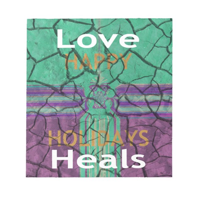 Love Heals Notepad (Front)