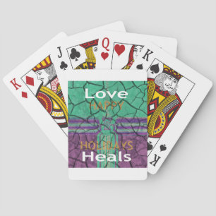 Love Heals Playing Cards