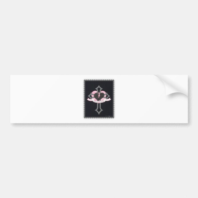 Love Heals Surely - Stamp Effect Bumper Sticker (Front)